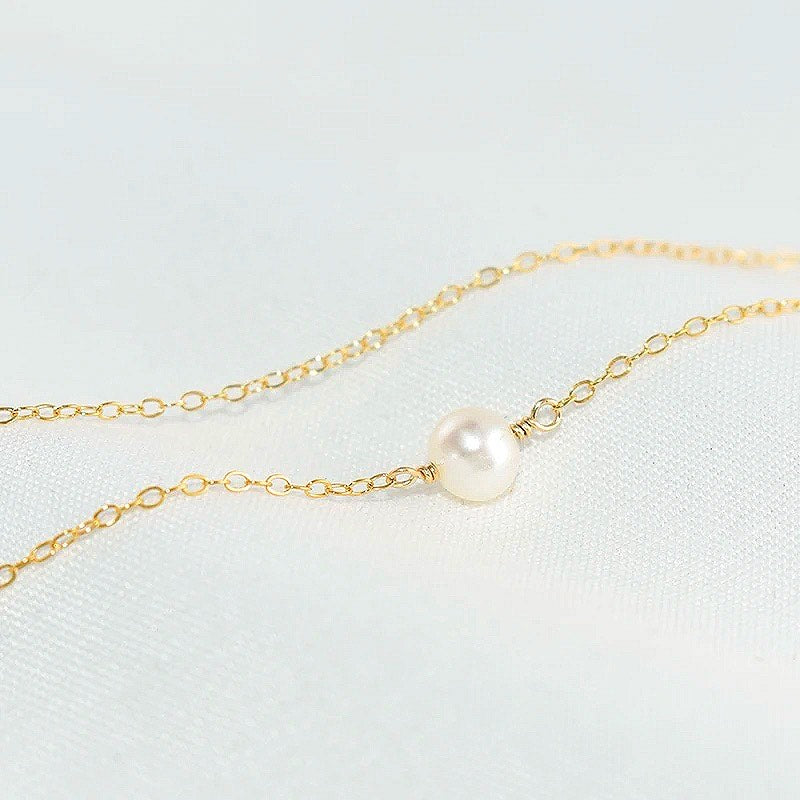 Nina 14K Gold Filled Freshwater Pearl Choker