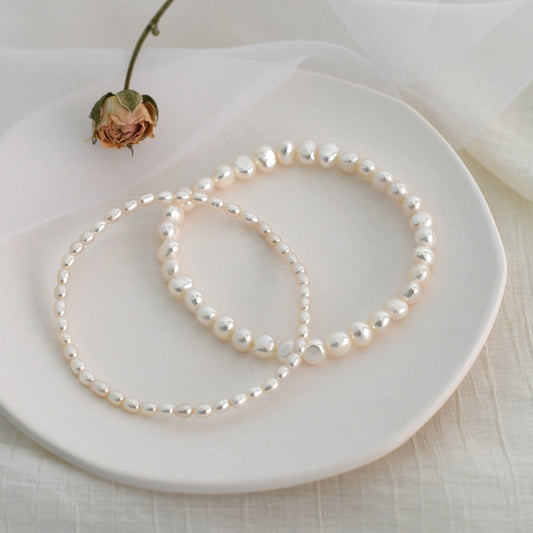 Amara Sterling Silver Freshwater Pearl Anklet